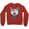 cat rock Crewneck Sweatshirt
