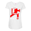 hadouken ryu Maternity Scoop Neck T-shirt