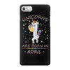 Unicorns are born in April iPhone 7 Case