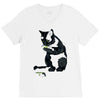 radioactive cat V-Neck Tee