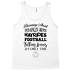 dreaming about pumpkin spice hayrides footbal falling leaves family ti Tank Top