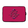 i only see my goals Laptop sleeve