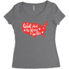 God Shed His Grace On Thee Women's Triblend Scoop T-shirt
