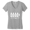 bottles 1965   mens funny Women's V-Neck T-Shirt