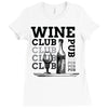 Wine Club Ladies Fitted T-Shirt
