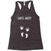 Guess What Baby Inside Pregnancy Announcement Racerback Tank