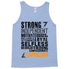 Strong Independent Motivated Capricorn Tank Top