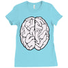 male brain Ladies Fitted T-Shirt