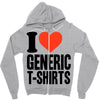 and cats Zipper Hoodie
