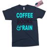 coffee books and rain Exclusive T-shirt