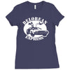 delorean express  funny Ladies Fitted T-Shirt