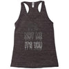 it's not me it's you girls Racerback Tank