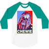 chewbacca poster, ideal gift or birthday present 3/4 Sleeve Shirt