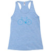 cycling bikes bike cycle riding retro sticker transfer tv funny iron o Racerback Tank