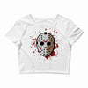 jason voorhees mask Crop Top