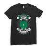 Natural 1   Orc Green Edition Ladies Fitted T-Shirt