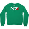 mass effect n7 logo Crewneck Sweatshirt