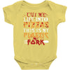 cut into pizzas Baby Bodysuit