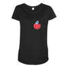 Mars and Astronaut Maternity Scoop Neck T-shirt