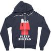 Sleep Big Fan Zipper Hoodie