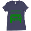 defender land rover Ladies Fitted T-Shirt