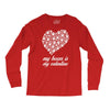 my boxer is my valentine Long Sleeve Shirts