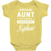 proud aunt of a freaking awesome nephew Baby Onesie