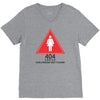 404 error girlfriend not found V-Neck Tee