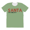 santa i'm a big fun All Over Women's T-shirt