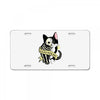 schrodinger cat tattoo License Plate