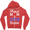 proud mom of a 2018 senior Zipper Hoodie