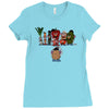 potato family Ladies Fitted T-Shirt