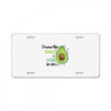 Avocado License Plate