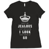 Don't Be Jealous Just Because Look This Good At 60 Ladies Fitted T-Shirt