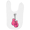 boxing gloves breast cancer Baby Bibs