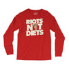 riots not diets Long Sleeve Shirts