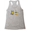 totoro &amp; pikachu onesie Racerback Tank
