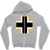 german insignia roundel luftwaffe Zipper Hoodie