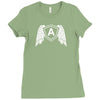 wings letter a Ladies Fitted T-Shirt