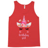 birthday unicorn family series birthday girl Tank Top