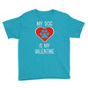 my dog is my valentine Youth Tee