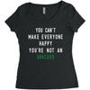 You Can't Make Everyone Happy You're Not an Avacado Women's Triblend Scoop T-shirt