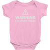 warning i do stupid things Baby Onesie