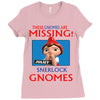 Sherlock Gnomes Ladies Fitted T-Shirt