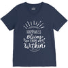 Happiness V-Neck Tee