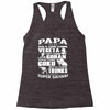 papa super saiyan vegeta Racerback Tank