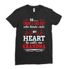 There's This Boy Who Stole My Heart He Calls Me Grandma Ladies Fitted T-Shirt