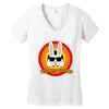 too hip to hop   bunny easter Women's V-Neck T-Shirt