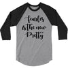fearless is the new pretty 3/4 Sleeve Shirt