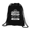 Queens Are Born In January Drawstring Bags